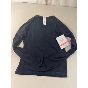Athleta Girl power up  top, size 8/10, black, NWT